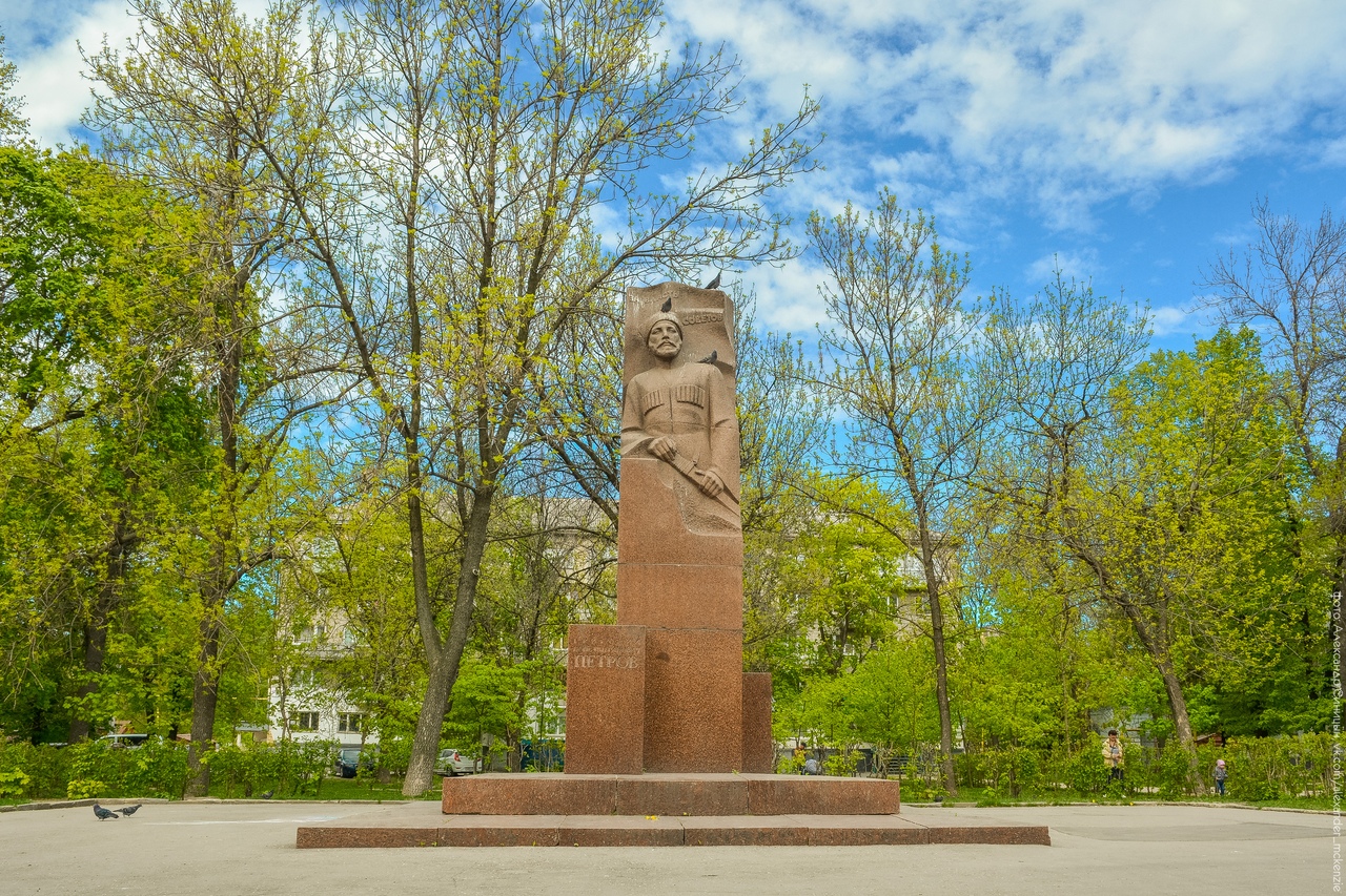 Памятник Петрову в Рязани